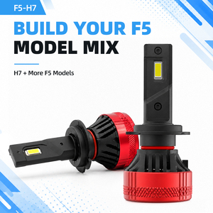 F5 H7 <b>LED</b> Headlight Bulb 50W 4000LM Halogen Replacement Adjustable Collar Decoder IP68 for Universal - Product Image 1