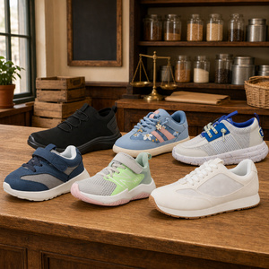 Nuevos Zapatos Deportivos de Malla Originales a la Moda, Transpirables, con Suela de Goma, para Todas las Estaciones, Zapatillas para Niños, Diseño Multicolor - Product Image 1