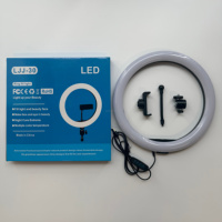 Anneau lumineux photographique professionnel de 12 pouces avec kit de studio vidéo USB, anneau lumineux professionnel de 12 pouces