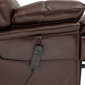 Silla elevadora eléctrica grande y alta de 500 libras de capacidad, con masaje de 4 puntos y calor para el asiento/la espalda, reclinación profunda de 170 ° para una máxima comodidad - Product Image 5