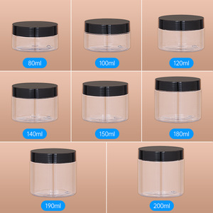 Homay 50ml 80ml 100ml 120ml <span class=keywords><strong>150ml</strong></span> 200ml 250ml Rỗng Pet nhựa Jar container cho thực phẩm mỹ phẩm - Product Image 1