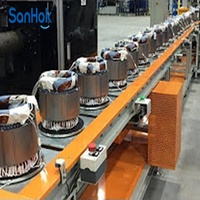 Lini Perakitan Motor BLDC Modular Semi-Otomatis 380V/220V SanHok