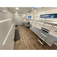 Caravane tout-terrain de luxe 2026 de haute qualité avec lits superposés 4x4 et toit rigide
