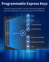 Fábrica al por mayor I6 11x7 pulgadas PC grande teléfono conectar enseñanza en línea dibujo tableta gráfica