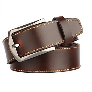 Customizable Men's Party Style Genuine Cow Hide Square Pin Buckle Steel Belt Eco-Friendly <b>Lightweight</b> Waterproof Heavy Duty - Product Image 2