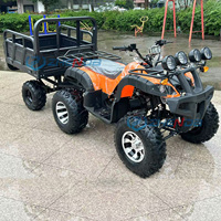 Mini véhicule utilitaire tout-terrain à essence 350cc avec benne de chargement |   Camions à benne basculante tout-terrain 4x4 pour travaux agricoles