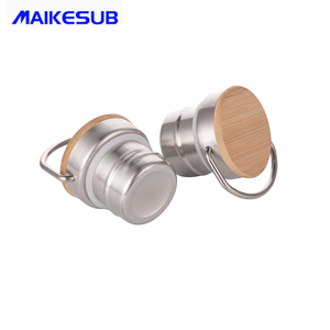 Bán Buôn Thép Không Gỉ Thăng Hoa Chai Nước Trống Cách Điện, Khác Nhau Thăng Hoa <span class=keywords><strong>Blanks</strong></span> Có Sẵn Tre Nắp - Product Image 4