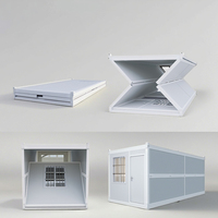 TOPPRE Portable Maison 40ft Pliant Maisons Modulaires Conteneur Pliable 20ft Conteneur Pliant Bureau Portable Maison Conteneur Casa