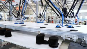 หุ่นยนต์เดลต้าความเร็วสูงเหมาะสำหรับการใช้งานในการจัดการชิ้นส่วนขนาดเล็กที่หลากหลาย - Product Image 4