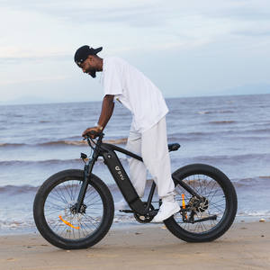 أفضل دراجة طريق كهربائية 26 بوصة 48 فولت شوكة من سبائك الألومنيوم الاتجاه الجديد أفضل الإطارات الدهنية Ebike للبالغين دراجة جبلية كهربائية - Product Image 2