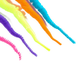 Recharge pour jouet pour <span class=keywords><strong>chat</strong></span>, ver en peluche, pièce de rechange avec <span class=keywords><strong>ficelle</strong></span> noire - Product Image 4