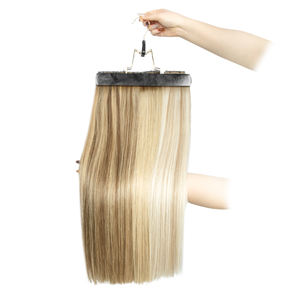 Extensiones de Cabello Humano Remy de Qingdao Haohao, Cabello Virgen Ruso Invisible Genius, Trama Fina Genius, Super Double Drawn - Product Image 2