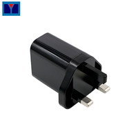Chargeur rapide Type-C PD 3.0 20W avec prise UK 2024 pour téléphone et ordinateur portable