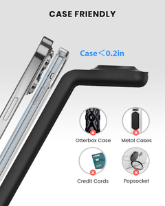 Support de charge sans fil CE <span class=keywords><strong>Chargeur</strong></span> sans fil 3 en 1 pour <span class=keywords><strong>iPhone</strong></span> <span class=keywords><strong>14</strong></span> <span class=keywords><strong>Pro</strong></span> Max <span class=keywords><strong>Apple</strong></span> Watch Ultra AirPods <span class=keywords><strong>Pro</strong></span> - Product Image 4