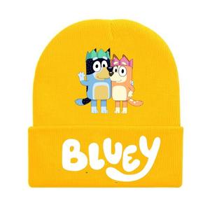 Neue Anime-Cartoon-Studenten-Strickmütze Bluey Kleintier-Muster Beanie Farbige Herbst-Winter Multifunktionale Warme Mütze Großhandel - Product Image 3