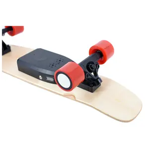 Skateboard Listrik Upgrade Drive Ganda, 20Km/Jam Mini Fish E-skateboardgrosir Skateboard Listrik Disesuaikan 4wd