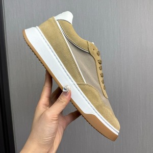 Chaussures de sport pour hommes en mesh et cuir durables, respirantes et confortables, adaptées au travail et aux activités de plein air. - Product Image 3