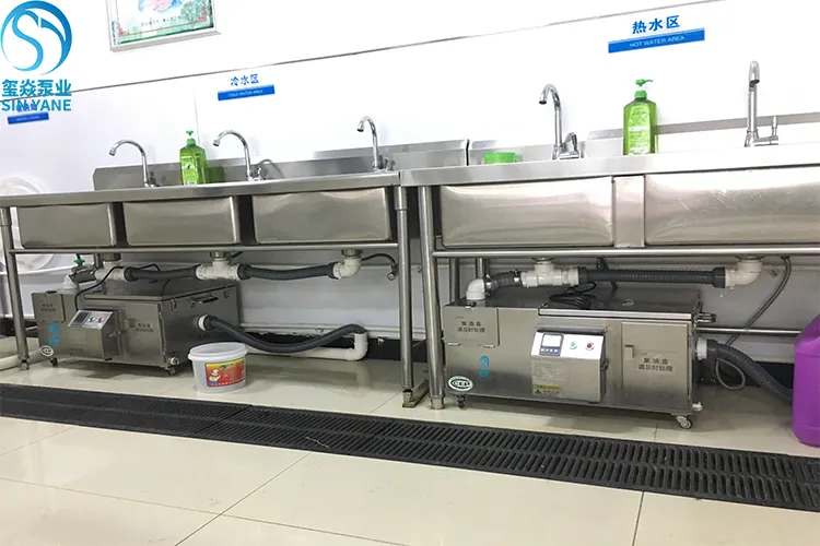 Kitchen Grease Trap Hotel Grease Trap 50 SUS 304 Kitchen Equipment Oil Water Separator Stainless Steel for Restaurant Restaurant