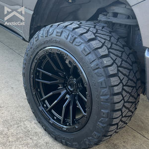 Rines Cóncavos de Aleación Forjada de 17-18 Pulgadas, 6x8, 5 Orificios, 8X170/6.5/5X150/6X139.7, Acabado Negro para <span class=keywords><strong>Jeep</strong></span> Gladiator/<span class=keywords><strong>Wrangler</strong></span>/Rubicon - Product Image 1