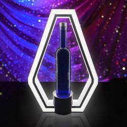 Exhibidor de Botellas de Licor con Forma de Diamante Personalizado RICHSHINING, Presentador de Botellas de Champán con LED, Soporte Iluminado para Fiestas de Halloween - Product Image 3