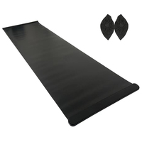 Planche coulissante pour l'exercice, planche antidérapante 180x50cm en matériau haute densité, équipement d'entraînement pour le renforcement musculaire et cardiovasculaire