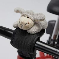 Housse de protection de guidon de vélo pour enfants, accessoires de vélo, animaux en peluche, jouet