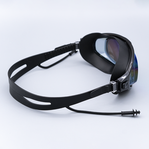 Occhiali da <span class=keywords><strong>nuoto</strong></span> per adulti impermeabili a forma larga UV a prova di nebbia da <span class=keywords><strong>nuoto</strong></span> occhiali da allenamento per uomini e donne di nuovo Design con tappi per le orecchie - Product Image 4
