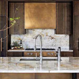 Nouvelle arrivée, cuisine moderne de luxe, design modulaire, meubles en bois, bois économique, mur en bois, armoire de cuisine en gros - Product Image 5