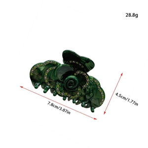 Mật ong acetate với tinh thể tiên tiến cảm giác ba chiều hoa tính khí tóc Claw <span class=keywords><strong>Clip</strong></span> - Product Image 5