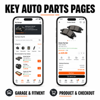 Aplicación de Compras de Autopartes Personalizadas, Desarrollo de Aplicaciones para iOS y Android con Búsqueda de VIN, Catálogo de Piezas LionCreate