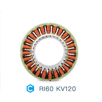 RI60 KV120 CubeMars Rahmenloser BLDC-Motor 24V-48V 1,63Nm Hohe Drehmomentdichte für Robotik Exoskelett Cobot-Arm Präzisionsgelenke