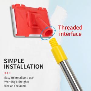 Ensemble de polissage pour murs : tampon de ponçage, éponge de polissage, bloc de ponçage, tige télescopique en alliage d'aluminium, brosse à <span class=keywords><strong>rouleau</strong></span> - Product Image 5