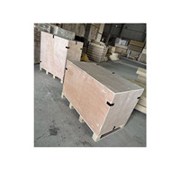 Boîtes de stockage logistique pliables en contreplaqué pour l'exportation internationale et le transport domestique, recyclables
