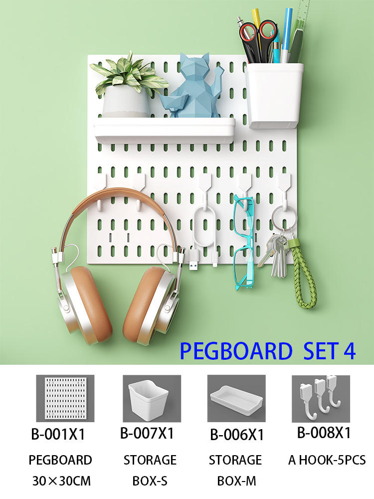 Pegboard set 4 Blanc
