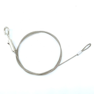 CODIRATO 4 pièces <span class=keywords><strong>Fil</strong></span> de <span class=keywords><strong>Suspension</strong></span> pour Photo, <span class=keywords><strong>Fil</strong></span> a Suspendre pour Image, Boucle de câble en Acier Inoxydable - Product Image 5