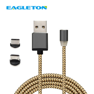 <span class=keywords><strong>LED</strong></span> téléphone chargeur cordons magnétique ultra mince câble usb 2 en 1 3 en 1 câble usb c synchro magnétique micro câble usb - Product Image 2