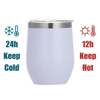 Tasse en forme d'œuf de vin de voyage à Double paroi personnalisée, gobelet en acier inoxydable, tasses à café isolées sous vide