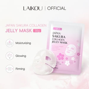 LAIKOU <strong>Japan</strong> Sakura <strong>Collagen</strong> Jelly Mask 30g Moisturizing Glowing Firming Reduce Dark Spots Facial Mask Sheet Maskes for Face - Product Image 2