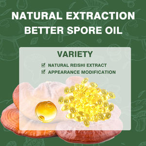 Huile de spores de <span class=keywords><strong>Ganoderma</strong></span> de haute qualité, pure et naturelle, huile essentielle de <span class=keywords><strong>Ganoderma</strong></span> lucidum en gélules molles, huile de spores de Reishi - Product Image 3