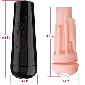 Masturbatore Maschile a Forma di Coppa, Giocattolo Sessuale Silenzioso per Uomini, Vagina Realistica Tascabile Testurizzata <span class=keywords><strong>con</strong></span> Profondità, Morbida e per Sesso Manuale - Product Image 2