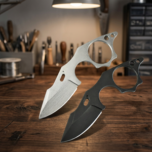 Cuchillo de Hoja Fija de Acero Inoxidable con Mango de Nylon, Cuchillo Táctico de Supervivencia Afilado de 3mm y 17cm para Camping al Aire Libre, Personalizable, Venta al por Mayor - Product Image 2