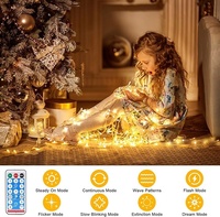 220V 3M/4M/5M Décor LED Rideau Glaçon De Noël Fée Guirlande Lumineuse plug in Vacances Fête De Mariage En Plein Air Guirlande