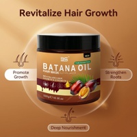 Crème capillaire 3S Batana 500g, formule concentrée, favorise la croissance des cheveux, renforce les racines des cheveux, nourrit en profondeur, répare les cheveux secs