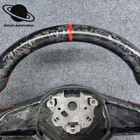 Volant en cuir vintage amélioré, adapté aux Volkswagen MK5 MK6 MK7 7.5 GTI GTD R Passat Polo GTI CC Golf7 7R Tiguan