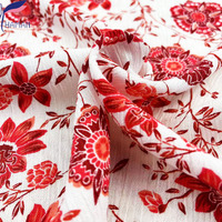 Tissu en rayonne 100% imprimé, léger, soyeux, respirant et résistant au rétrécissement pour robes, chemises et sacs pour femmes et filles