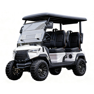 Voiture de <span class=keywords><strong>golf</strong></span> électrique chinoise tout-terrain 4 places avec batterie au lithium, petite voiture électrique avec support pour sac - Product Image 1