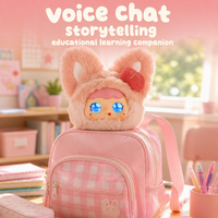Pendentif de sac à dos en peluche interactif intelligent AI Sweet Waxy Tea Talk 001 avec rembourrage en coton PP pour tous les âges