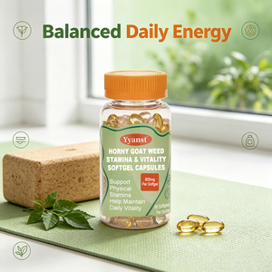 Capsules de Gélules Molles Stamina & Vitality – Extrait d'Herbe de Chèvre Cornée – Complément Herbal pour Soutenir l'Endurance Physique et la Vitalité Quotidienne des Hommes - Product Image 3