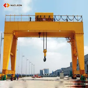 Kaki 10 ton 20 ton 25 ton bingkai derek listrik angkat beban ganda girder 30 ton 32 ton gantry crane harga