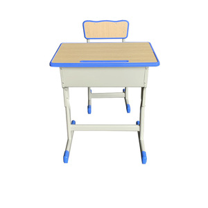Henmei Adjustable <b>Desk</b> And Chair Set For Primary Secondary Students Metal Modern <b>Simple</b> Design School Use - Product Image 4
